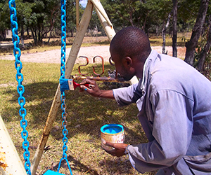 Spielplatz für Zimbabwes Kinder